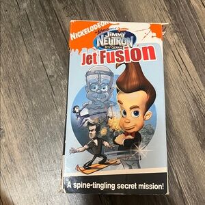Adventures Of Jimmy Neutron Boy Genius Jet Fusion VHS